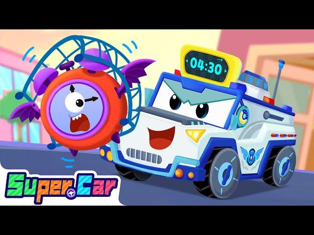 The Rebellious Clock!️[NEW] | Super Car Rescue Adventure  | Kids Cartoons & Car Songs