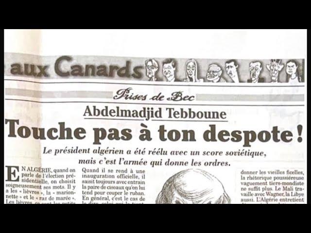 "La marionnette et les lièvres" : le Canard Enchaîné dévoile la vrai visage du 2e mandat de Tebboune