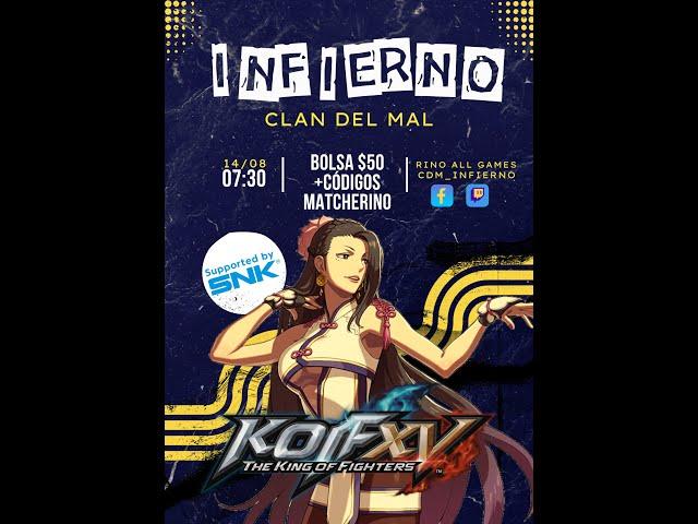 Mi participación en el torneo CDM EL INFIERNO #13 KOF XV crossplay