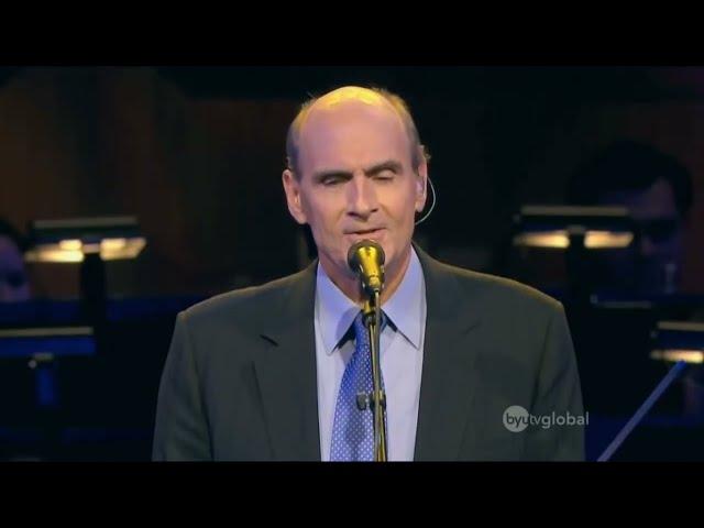 James Taylor "lonesome road" with the Mormon Tabernacle Choir.