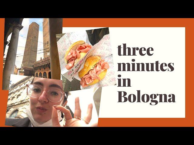 eating around Bologna in 3 minutes | Bologna travel vlog 2022