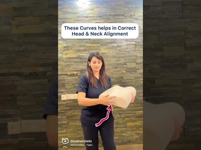 Cervical pillow/funny looking pillow-does it have any use?