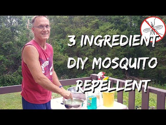 3 Ingredient DIY Mosquito Repellent