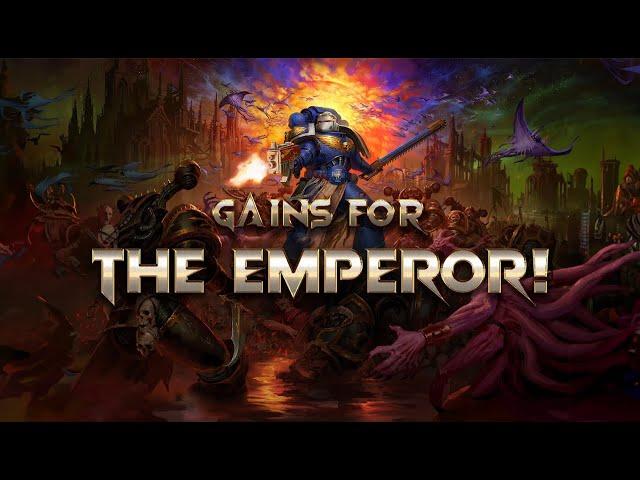 GAINS FOR THE EMPEROR! | Warhammer 40k metal GYM MIX