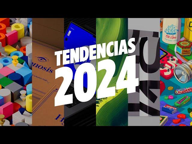  TOP 10 Tendencias de diseño gráfico del 2024 - ilustración, 3D, fotografía, web y más 