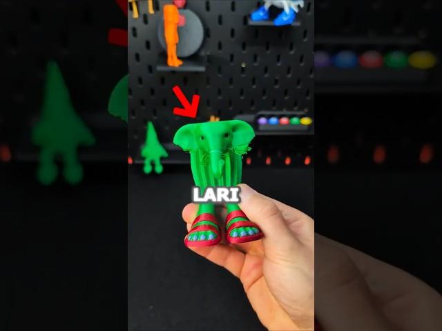I 3D Printed LIRILI LARILA Italian Brainrot meme #meme #3dprinting