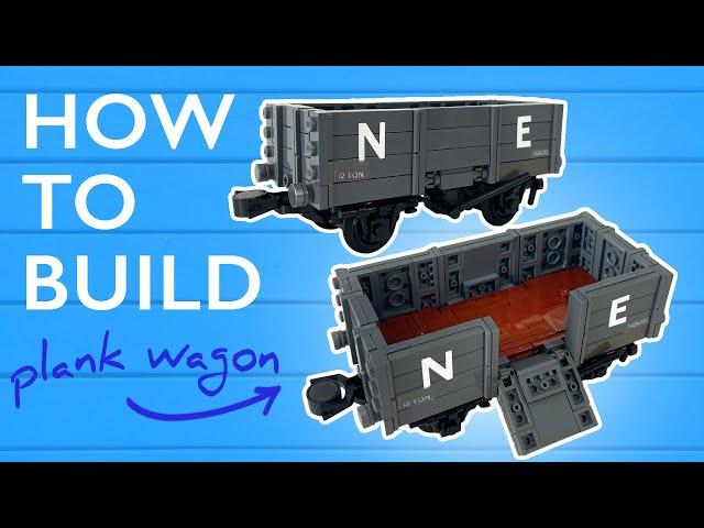 LEGO Train MOC | Tutorial | Plank Wagon