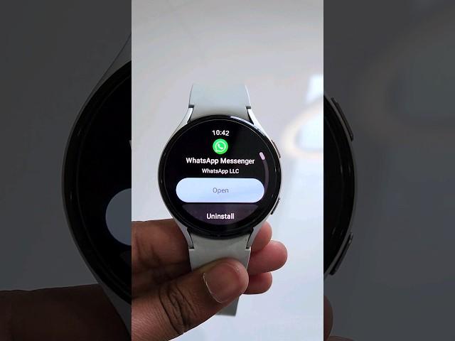 WhatsApp on Wear OS smartwatch #samsung #youtubeshorts #shorts