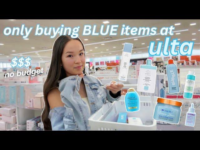 only buying BLUE items at ulta *no budget SHOPPING SPREE!!*