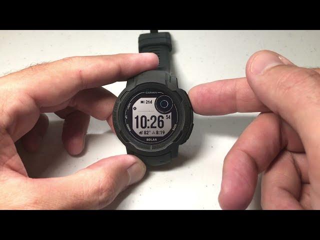 Garmin Instinct 2 | Change Lane Value (Track Run Activity)