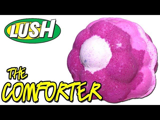 LUSH - THE COMFORTER Bath Bomb - Underwater DEMO & REVIEW