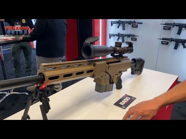 Bushmaster BA50 - .50BMG Bolt Action Rifle - SHOT Show 2025 - FirearmsGuide.com