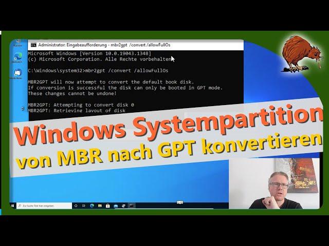 Windows: Systemdatenträger von MBR nach GPT konvertieren