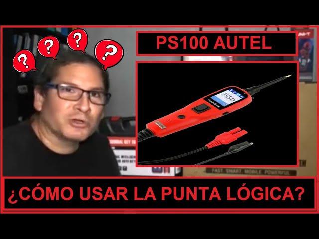 COMO USAR PUNTA LOGICA PS100 DE AUTEL