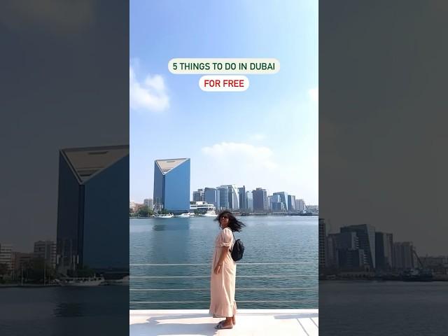 5 Free Things to Do in Dubai  #dubai #dubaicity #traveldubai #uae  #shorts #thingstodoindubai