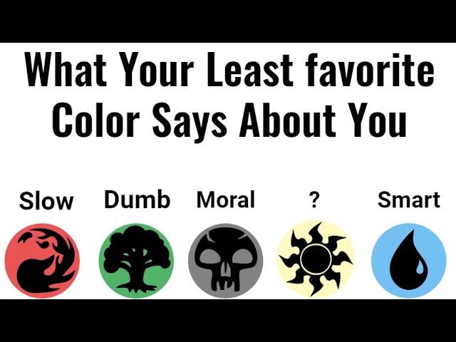 How Your Least Favorite Color Affects Your Personality