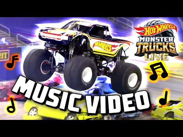 Official MUSIC VIDEO  | Crushing It ft. Hot Wheels MONSTER TRUCKS! | Hot Wheels
