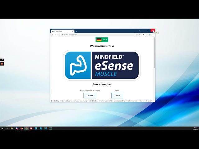 eSense Muscle Web Applikation mit NVIDIA bzw. ATI Grafikkarte unter Windows betreiben