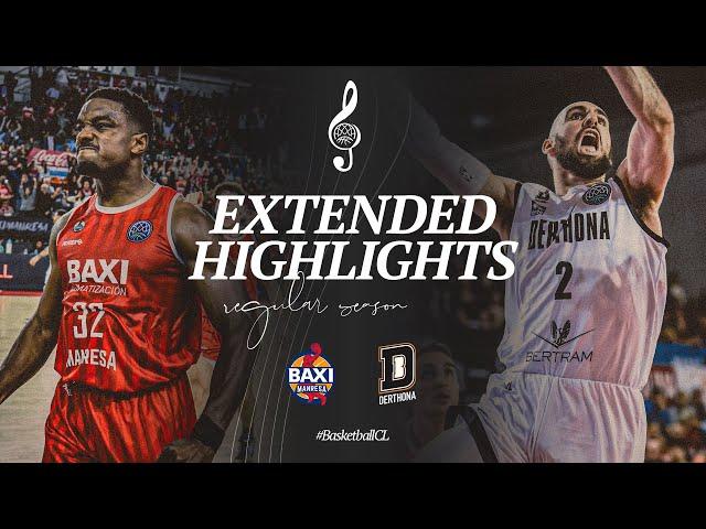 BAXI Manresa v Bertram Derthona Basket | Full Game Highlights | #BasketballCL 2024-25