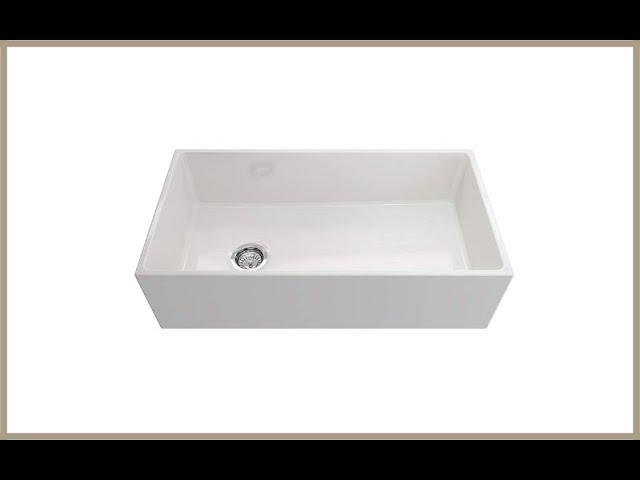 Contempo Farmhouse Apron Front Fireclay 36 in Single Bowl Kitchen Sink Review