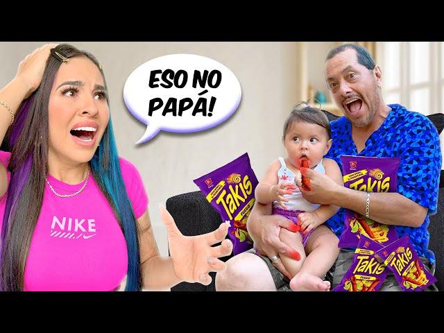 24 HORAS SIENDO PAPÁ DE SU NIETA NASYA! *Fue muy difícil*