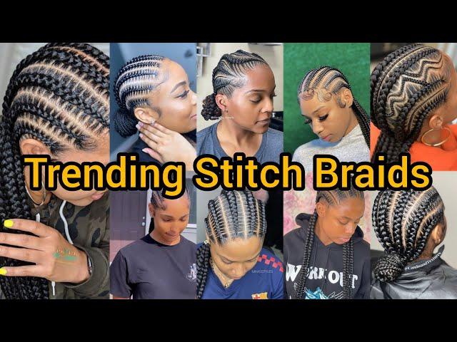 Flawless Stitch Braids for Black Women | Stitch Braids | Cornrow Braids that you will love