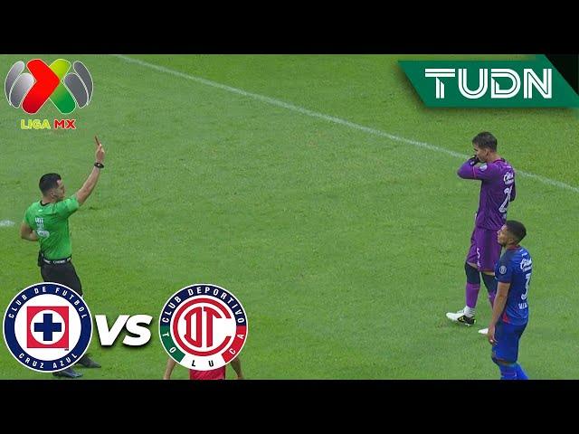 ¡MAL Y DE MALAS! Roja por MANO a Jurado | Cruz Azul 0-1 Toluca | AP2023-J2 | Liga Mx | TUDN