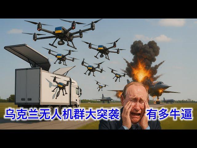 牛逼！乌克兰无人机群突袭俄国腹地，痛歼俄国战略轰炸机部队，创战损比历史纪录。美国有参与吗？波兰新总统当选，反俄反共亲美，大川粉