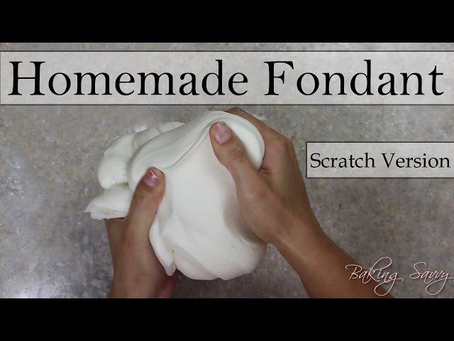 Best Ever Homemade Fondant from Scratch (without marshmallows)