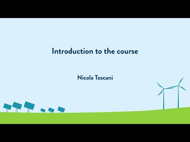 Introduction to the course - Nicola Toscani