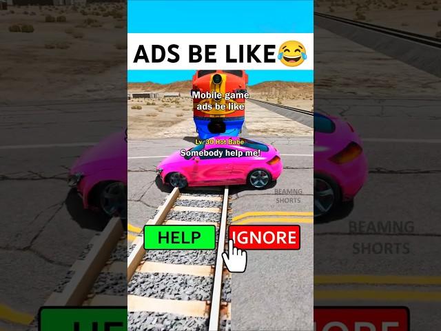 Mobile game ads be like  #shorts