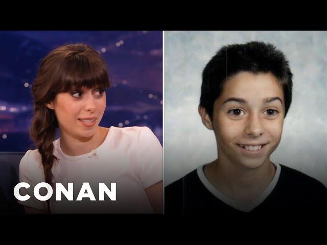 Cristin Milioti's Middle School Buzz Cut | CONAN on TBS