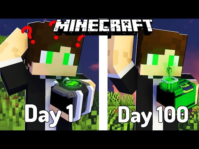 I Attempt to Survive 100 Days in Hardcore Minecraft as Ben 10 Again... Here's What Happened