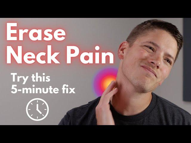 5 Minute Exercises to Get Rid of Neck Pain
