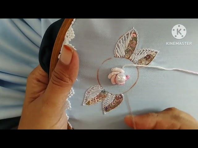 Bullion stitch Hand Embroidery..Easy Learning by ATIB