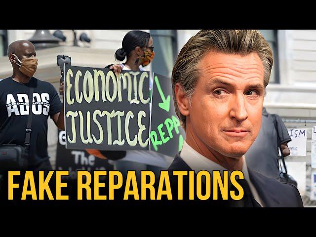 Gavin Newsom's FAKE Reparations Attempt