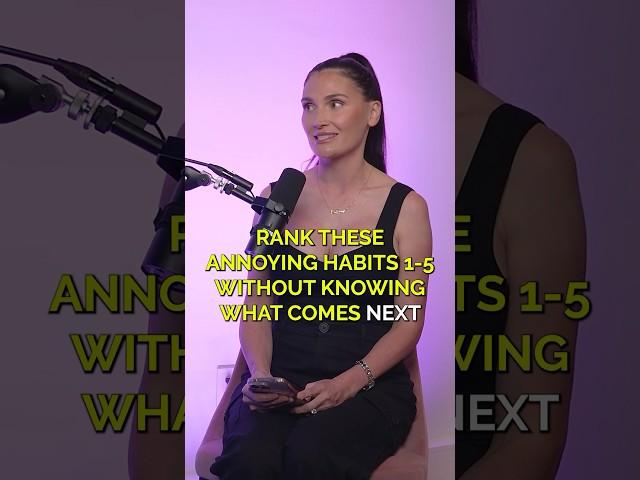 RANK THESE ANNOYING HABITS WITHOUT KNOWING WHAT COMES NEXT‼️ #list #top5 #top10 #annoying