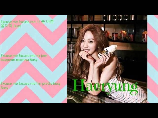 BESTie "Excuse Me" (Color Coded+Rom+Hangul+Eng)