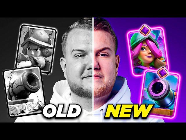 OLD VS NEW 2.6 HOG CYCLE DECK IN CLASH ROYALE!