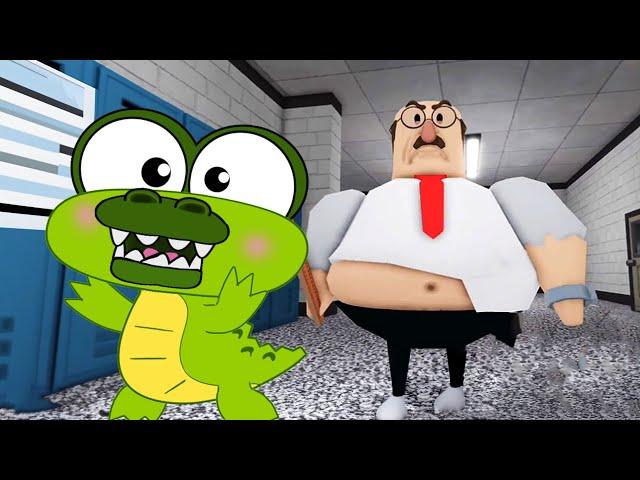 Roblox Detention Escape - Crocky Escapes The Scary Teacher