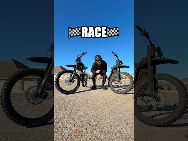 Drag Race! $2,000 vs. $4,000 Electric Dirt Bike ️