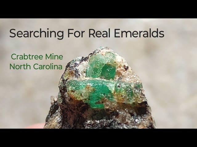 Finding Emeralds in North Carolina Crabtree Mine