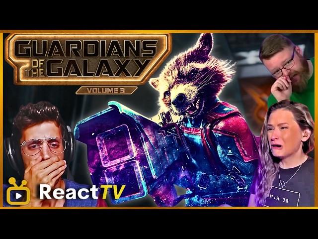 Reactors Reacting to "THE NAME'S ROCKET, ROCKET RACCOON" | Guardians of the Galaxy Vol. 3 (2023)