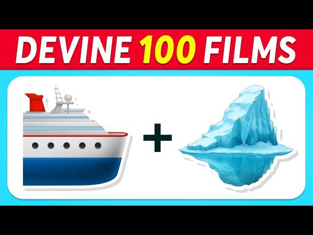 Devine 100 FILMS en ÉMOJIS  Quiz Émojis 2024