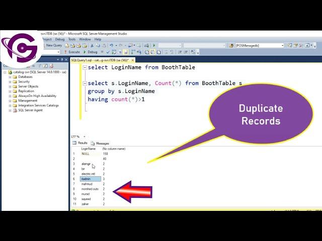 How to Find Duplicate Values In SQL Table | ProgrammingGeek