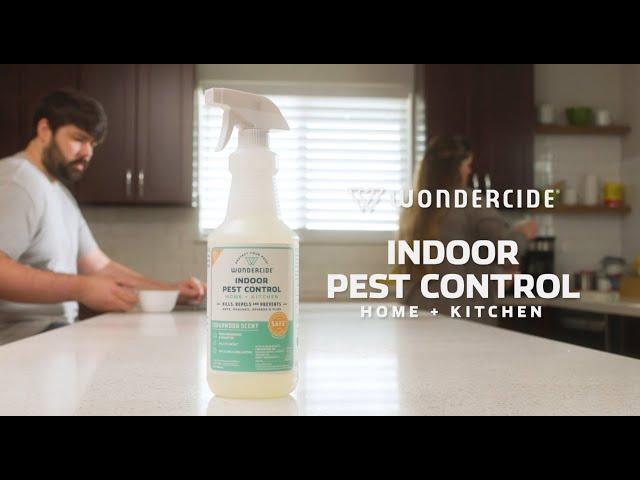 Wondercide Indoor Pest Control Spray for Home + Kitchen – Kills Ants, Roaches, Spiders, Flies