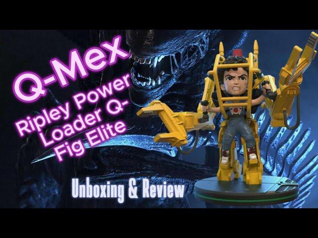 Quantum Mechanix Ripley in Power Loader Q-Fig Elite Figure unboxing and review