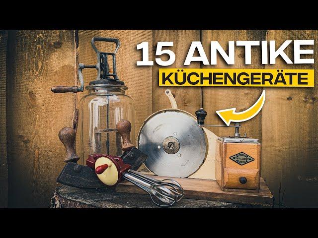 Outdoor Kitchen selber bauen - 15 ANTIKE KÜCHENGERÄTE vom Trödel - Tom Siesing