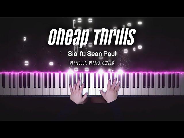 Sia - Cheap Thrills (ft. Sean Paul) | Piano Cover by Pianella Piano