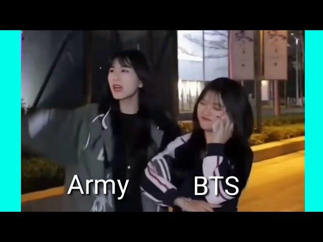 BTS X Army X Blink ( BTS, Army, Blink Vs Hater)  ( Blackpink Fan See the hole video)